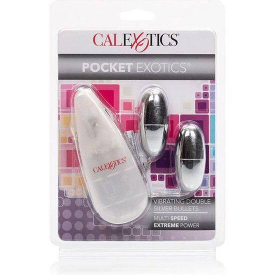 CALEXOTICS - ΔΟΝΟΥΜΕΝΕΣ ΣΦΑΙΡΕΣ SILVER DUO