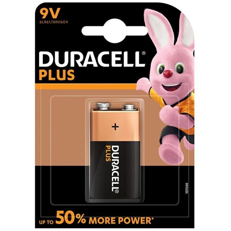 Μπαταρία DURACELL - PLUS POWER 9V LR61 1 ΤΕΜΑΧΙΟ