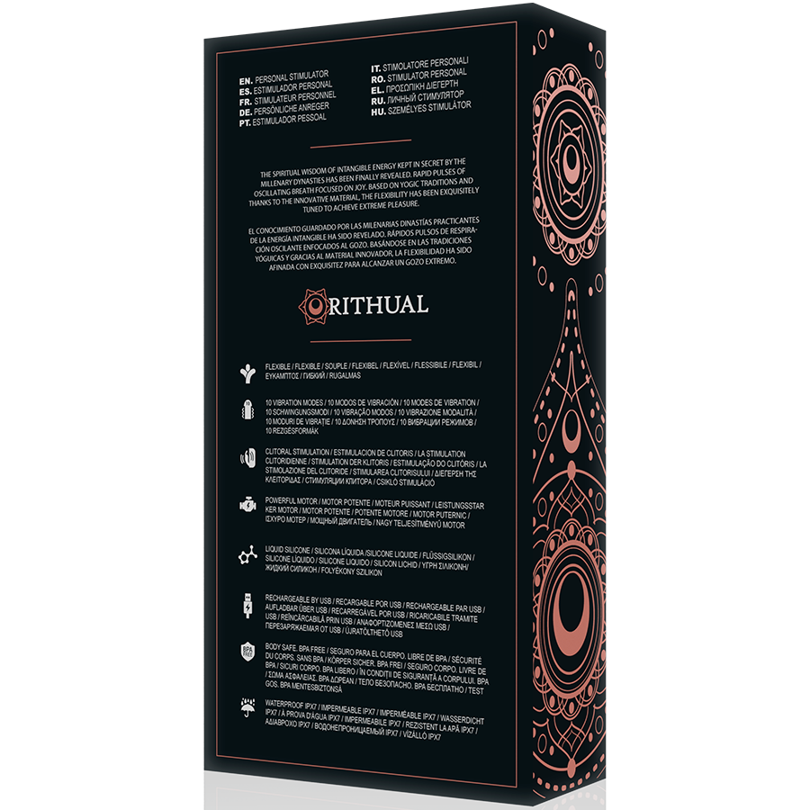 RITHUAL - ANUSARA ΔΙΠΛΗΣ ΕΠΑΝΑΦΟΡΤΙΖΟΜΕΝΗ ΚΙΝΗΤΗΡΑΣ 2.0 ΜΑΥΡΟΣ