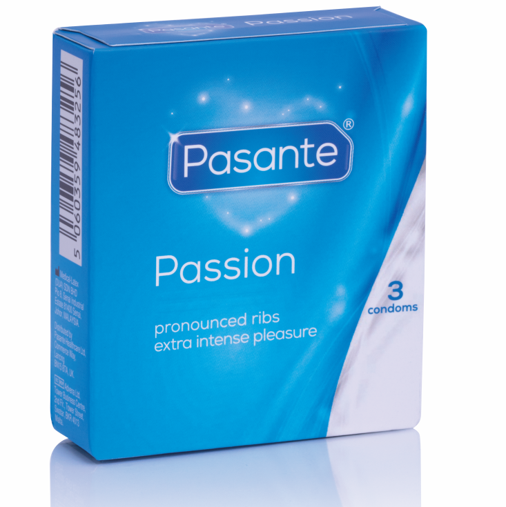 PASANTE - Προφυλακτικά με κουκκίδες MS PLACER 3 τεμαχίων