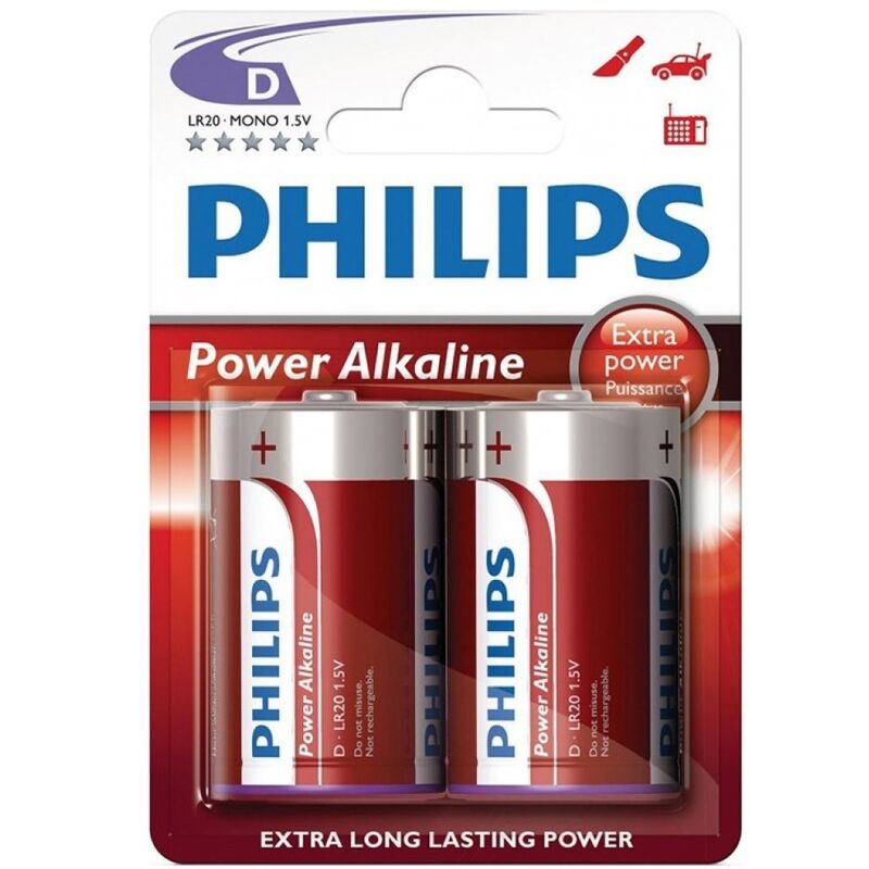 PHILIPS - POWER ΑΛΚΑΛΙΚΗ ΦΟΥΡΝΟΣ PILA D LR20 ΣΥΣΚΕΥΑΣΙΑ 2
