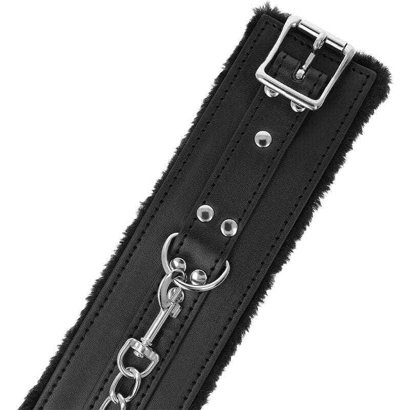 Handcuff Secrets DARKNESS - BLACK LINED BDSM HANDCUFFS – Secret Touch X
