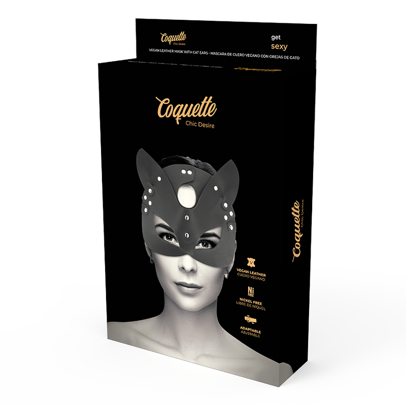 COQUETTE CHIC DESIRE - ΒΕΓΚΑΝ ΔΕΡΜΑΤΙΝΗ ΜΑΣΚΑ ΜΕ ΑΥΤΙΑ ΚΟΥΝΕΛΙΟΥ