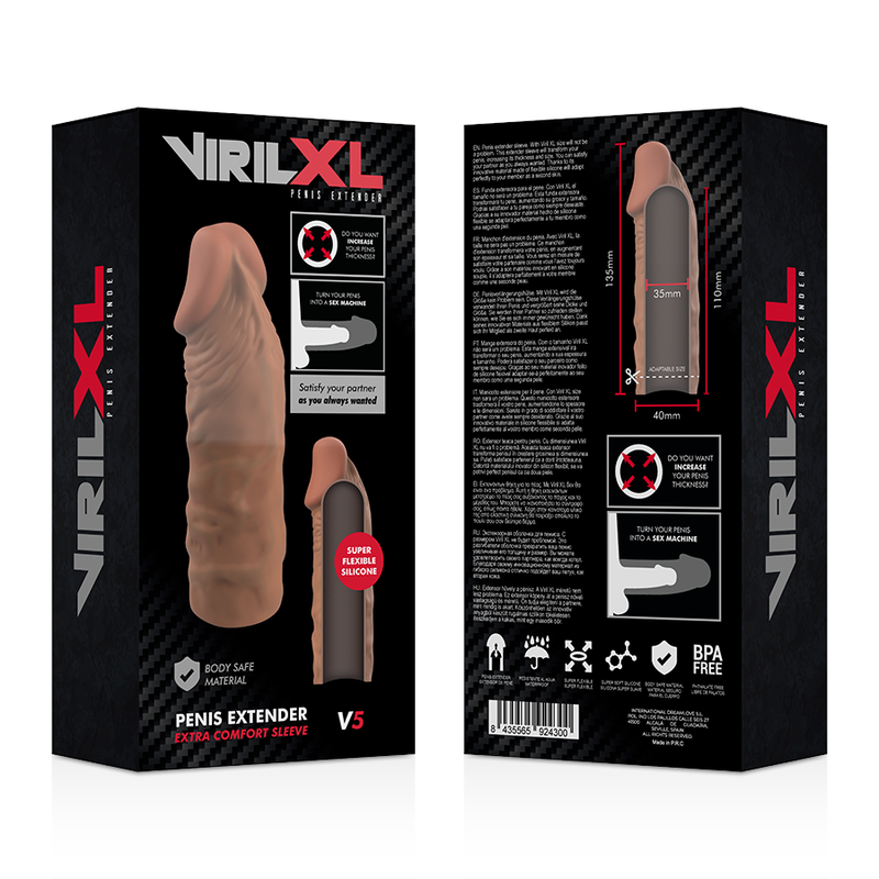 VIRILXL - ΥΓΡΗ ΣΙΛΙΚΟΝΗ V5 ΚΑΦΕ ΕΠΙΜΗΚΥΝΣΗ ΠΕΟΥΣ
