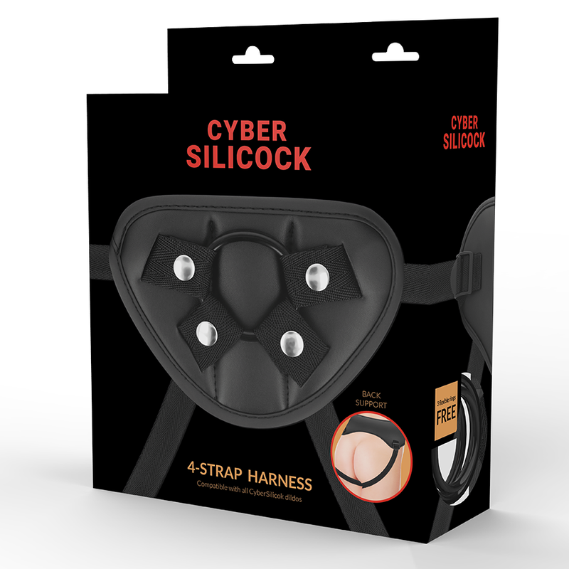 CYBER SILICOCK - ΖΩΝΗ ΜΕ ΛΑΣΤΙΧΟ ΜΕ 3 ΔΩΡΕΑΝ ΔΑΧΤΥΛΙΔΙΑ