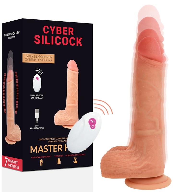 CYBER SILICOCK - ΤΗΛΕΧΕΙΡΙΣΤΗΡΙΟ ΡΕΑΛΙΣΤΙΚΟ MASTER HUCK 20,9 CM -O- 4 CM