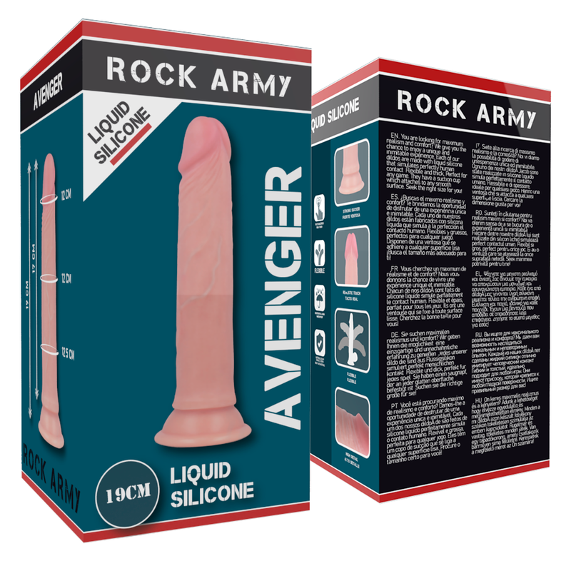 ROCKARMY - HARNESS + ΥΓΡΟ ΟΜΟΙΩΜΑ ΣΙΛΙΚΟΝΗΣ PREMIUM AVENGER 19 CM -O- 3.98 CM