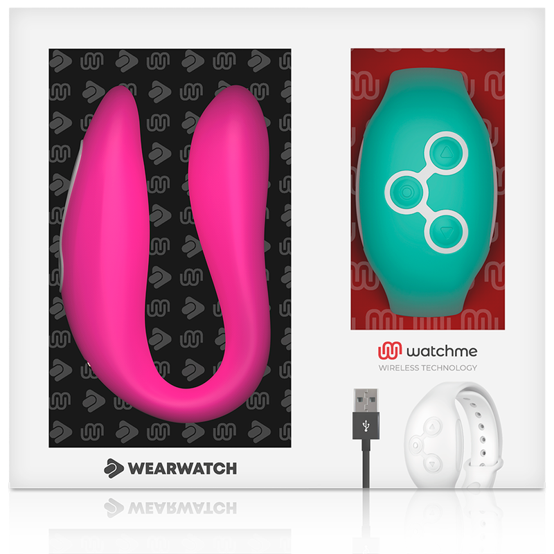 WEARWATCH - ΔΟΝΗΤΗΣ WATCHME ΔΙΠΛΗΣ ΤΕΧΝΟΛΟΓΙΑΣ ΦΟΥΞΙΑ / ΘΑΛΑΣΣΙΝΟ ΝΕΡΟ