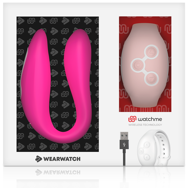 WEARWATCH - WATCHME ΔΟΝΗΤΗΣ ΔΙΠΛΗΣ ΤΕΧΝΟΛΟΓΙΑΣ ΦΟΥΞΙΑ / ΡΟΖ